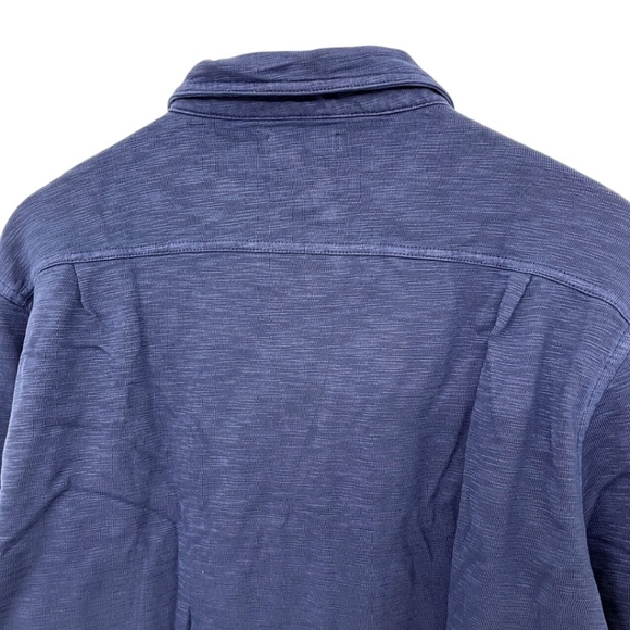 J. Crew Waffle Lined Garment Dyed Knit Harbor Shirt Men’s Large - Picture 6 of 14